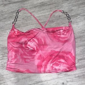 Pink rose top